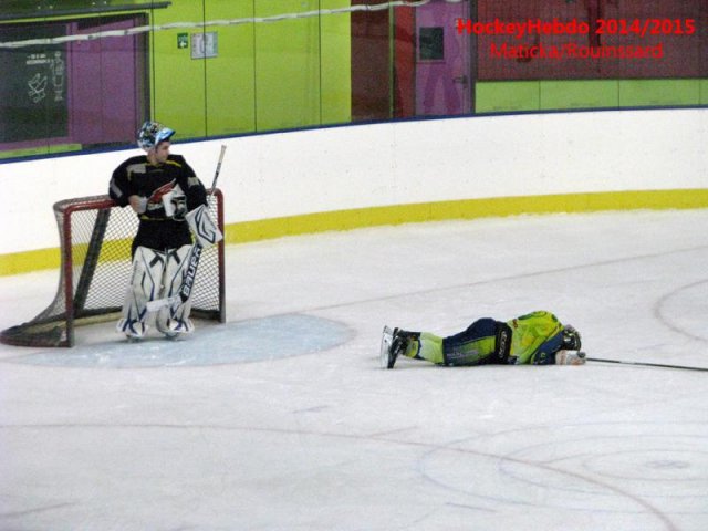 Photo hockey match Besançon - Châlons-en-Champagne le 17/01/2015
