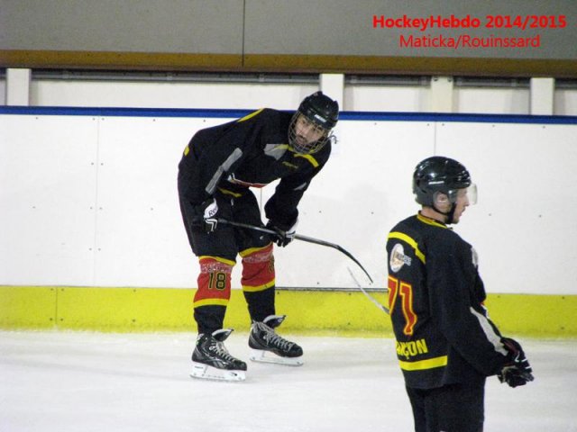 Photo hockey match Besançon - Châlons-en-Champagne le 17/01/2015