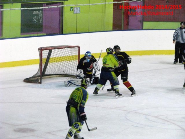 Photo hockey match Besançon - Châlons-en-Champagne le 17/01/2015
