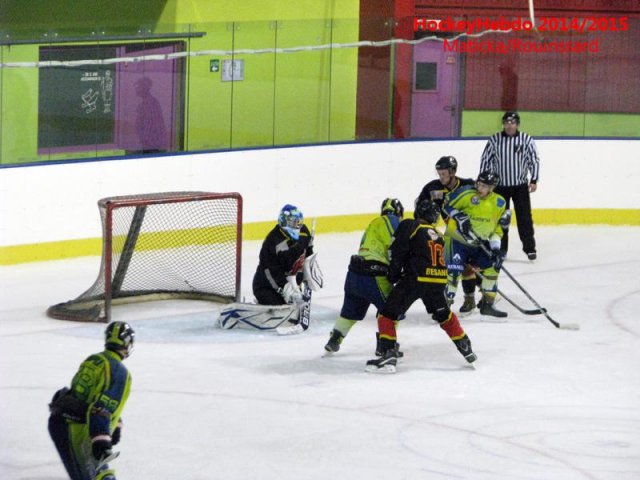 Photo hockey match Besançon - Châlons-en-Champagne le 17/01/2015