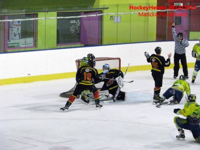 Photo hockey match Besançon - Châlons-en-Champagne le 17/01/2015