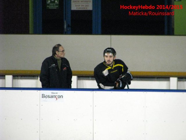 Photo hockey match Besançon - Châlons-en-Champagne le 17/01/2015