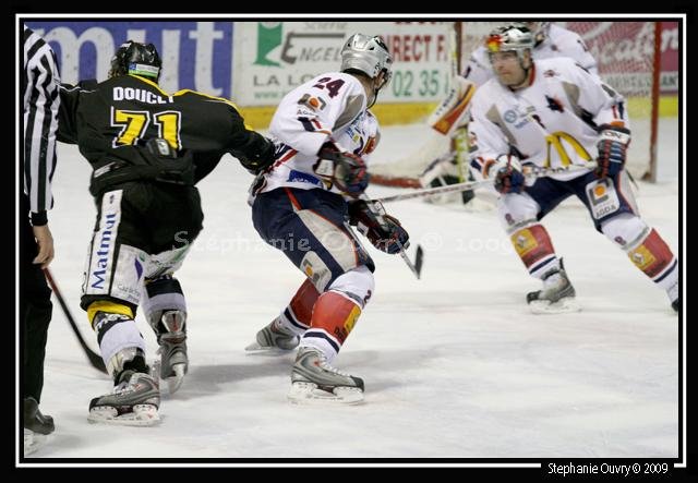 Photo hockey match Rouen - Grenoble  le 06/01/2009