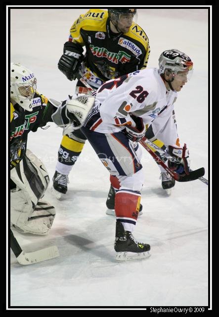 Photo hockey match Rouen - Grenoble  le 06/01/2009