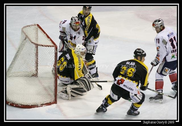 Photo hockey match Rouen - Grenoble  le 06/01/2009