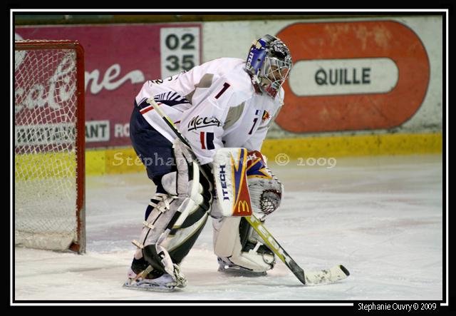 Photo hockey match Rouen - Grenoble  le 06/01/2009