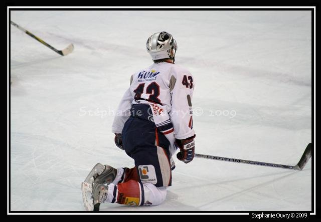 Photo hockey match Rouen - Grenoble  le 06/01/2009