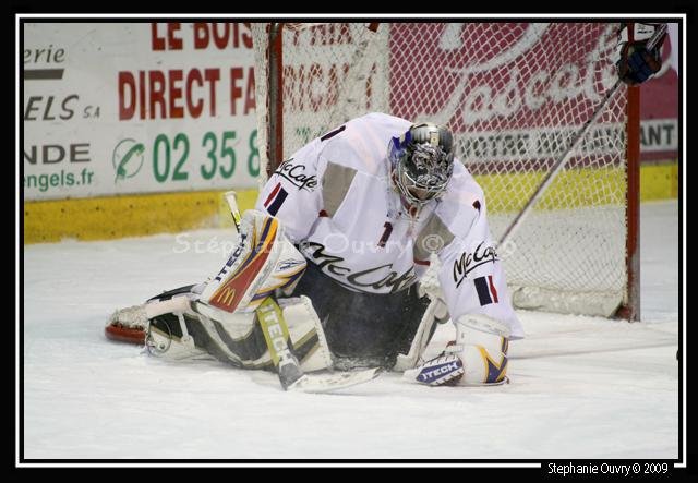 Photo hockey match Rouen - Grenoble  le 06/01/2009