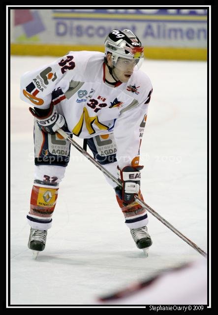 Photo hockey match Rouen - Grenoble  le 06/01/2009