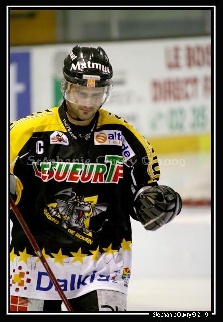 Photo hockey match Rouen - Grenoble  le 06/01/2009