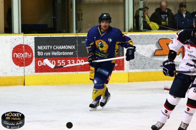 Photo hockey match Chamonix  - Angers  le 20/01/2015