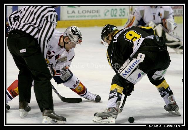 Photo hockey match Rouen - Grenoble  le 06/01/2009