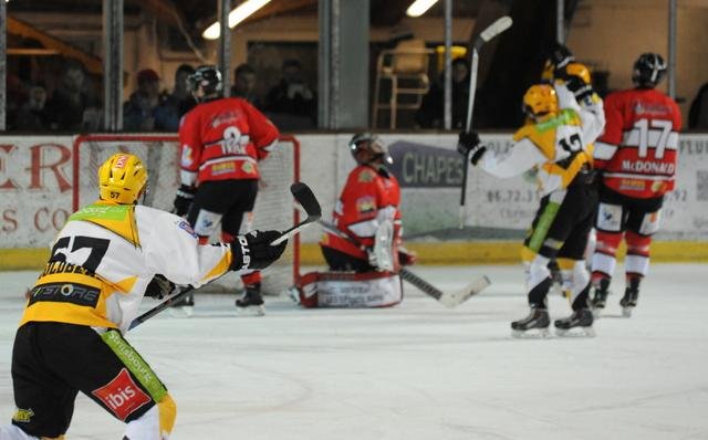 Photo hockey match Briançon  - Strasbourg  le 20/01/2015