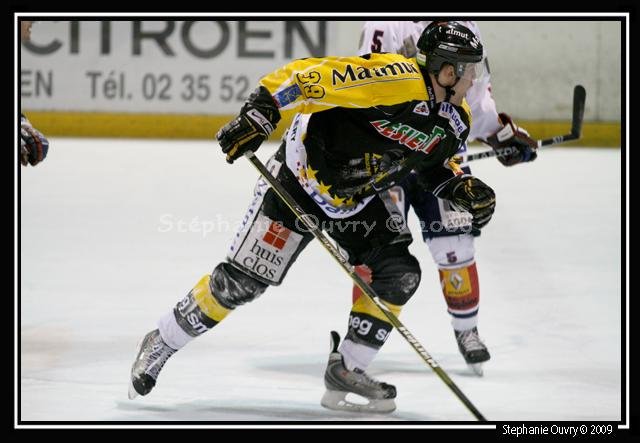 Photo hockey match Rouen - Grenoble  le 06/01/2009