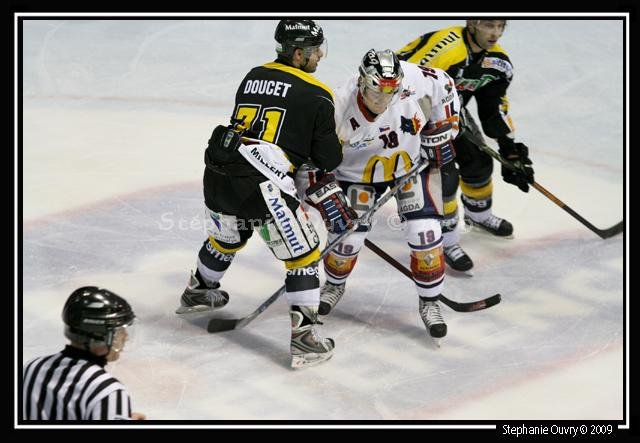 Photo hockey match Rouen - Grenoble  le 06/01/2009