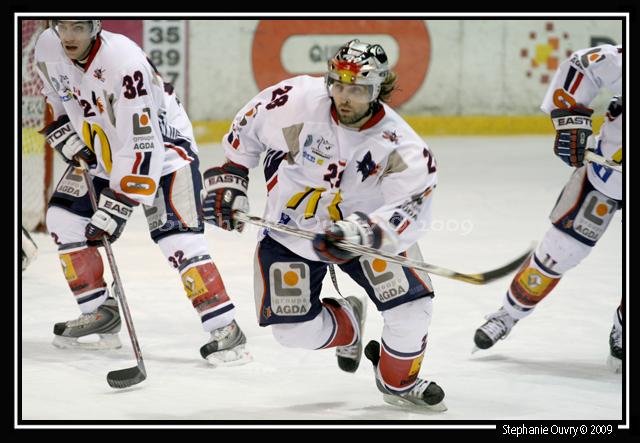 Photo hockey match Rouen - Grenoble  le 06/01/2009