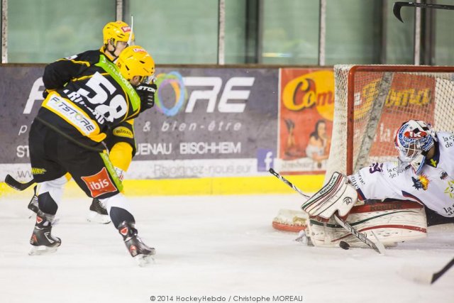Photo hockey match Strasbourg  - Grenoble  le 23/01/2015