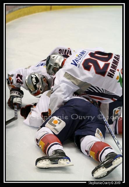 Photo hockey match Rouen - Grenoble  le 06/01/2009