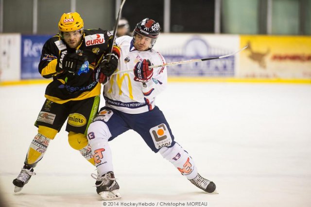 Photo hockey match Strasbourg  - Grenoble  le 23/01/2015