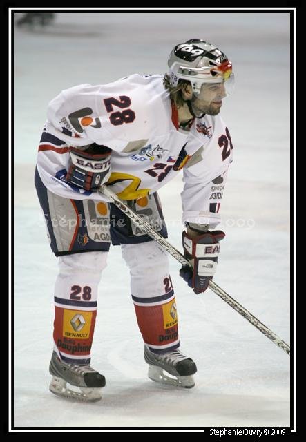 Photo hockey match Rouen - Grenoble  le 06/01/2009