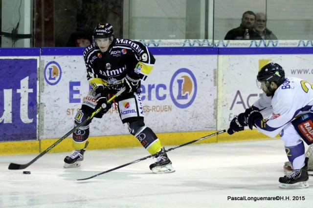 Photo hockey match Rouen - Chamonix  le 23/01/2015