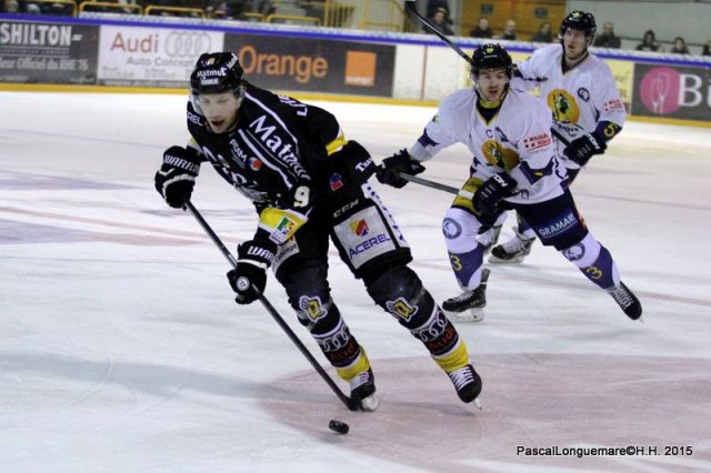 Photo hockey match Rouen - Chamonix  le 23/01/2015