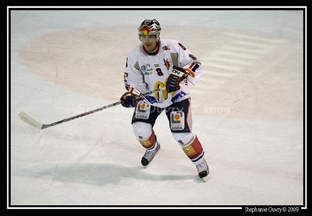 Photo hockey match Rouen - Grenoble  le 06/01/2009