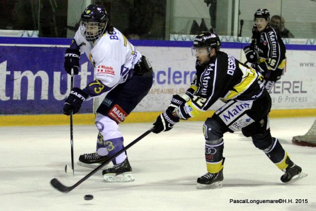 Photo hockey match Rouen - Chamonix  le 23/01/2015