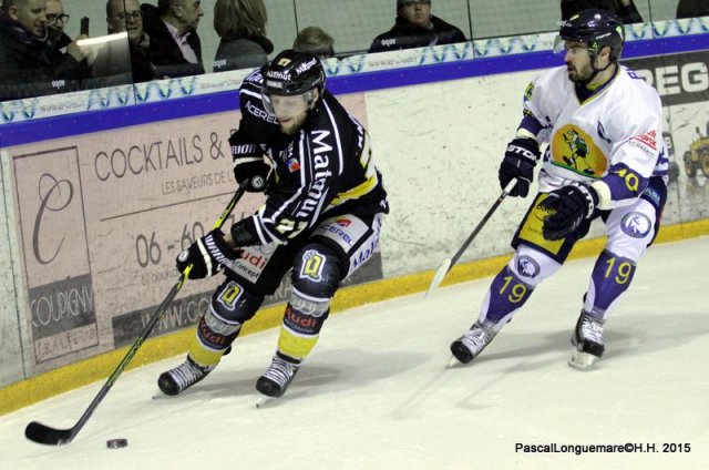 Photo hockey match Rouen - Chamonix  le 23/01/2015