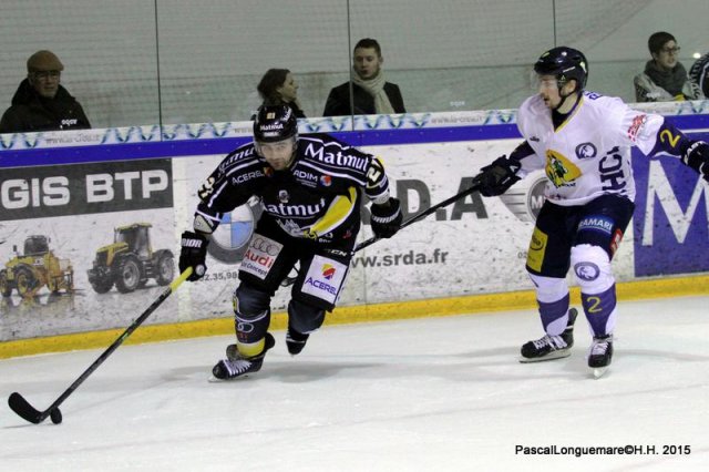 Photo hockey match Rouen - Chamonix  le 23/01/2015