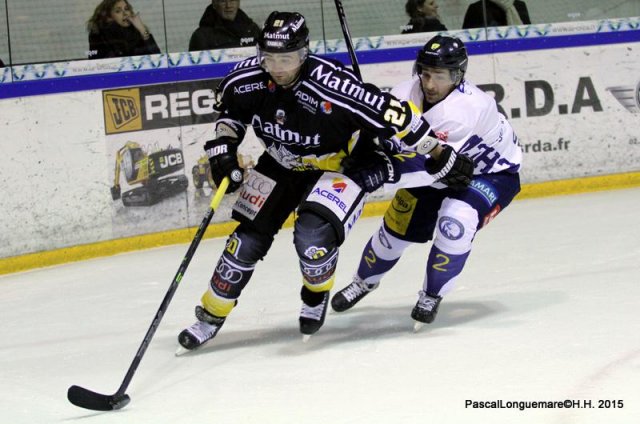 Photo hockey match Rouen - Chamonix  le 23/01/2015
