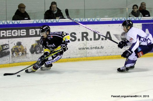 Photo hockey match Rouen - Chamonix  le 23/01/2015