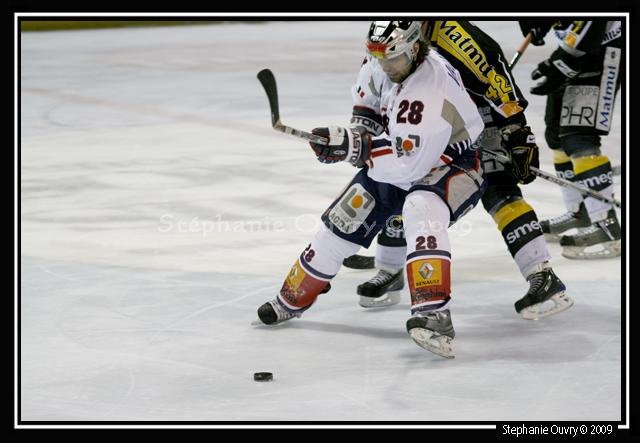 Photo hockey match Rouen - Grenoble  le 06/01/2009