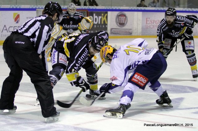 Photo hockey match Rouen - Chamonix  le 23/01/2015