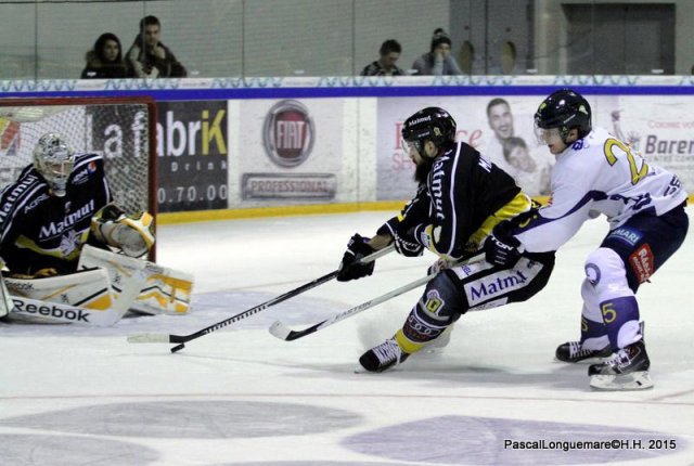 Photo hockey match Rouen - Chamonix  le 23/01/2015