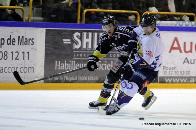 Photo hockey match Rouen - Chamonix  le 23/01/2015