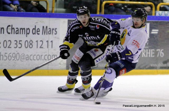 Photo hockey match Rouen - Chamonix  le 23/01/2015