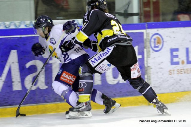 Photo hockey match Rouen - Chamonix  le 23/01/2015