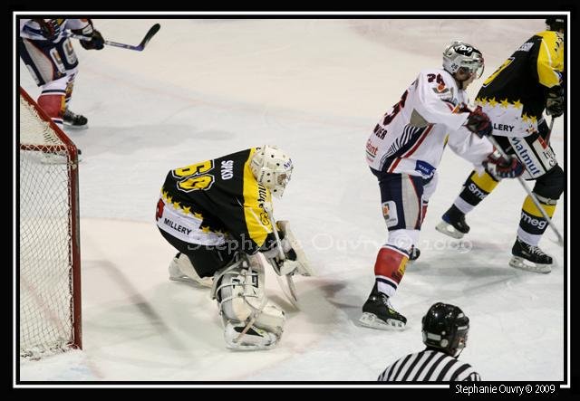 Photo hockey match Rouen - Grenoble  le 06/01/2009