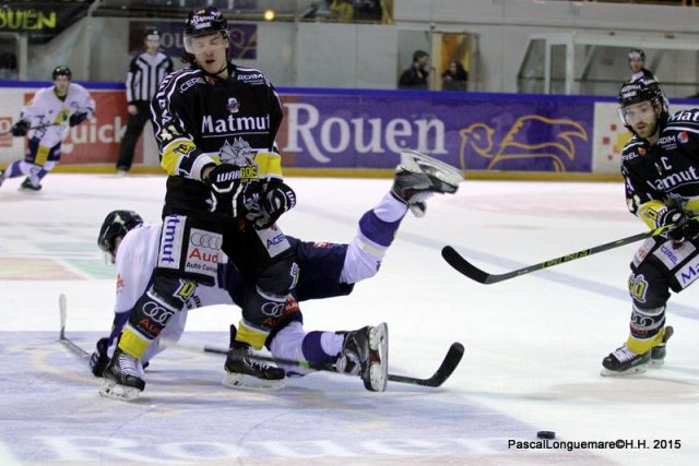 Photo hockey match Rouen - Chamonix  le 23/01/2015