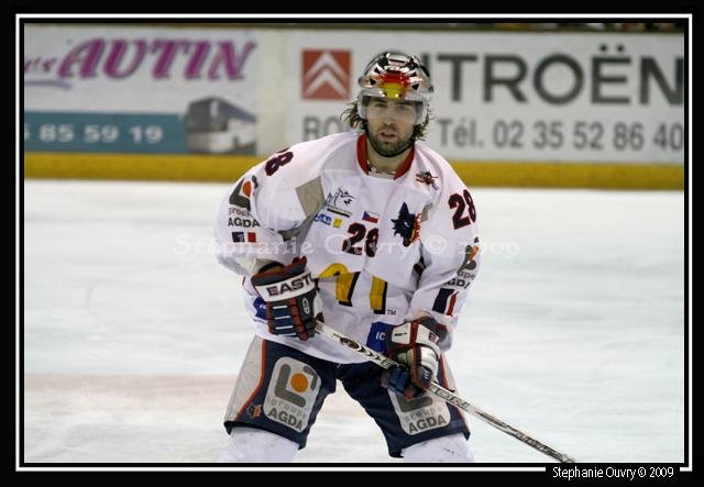 Photo hockey match Rouen - Grenoble  le 06/01/2009