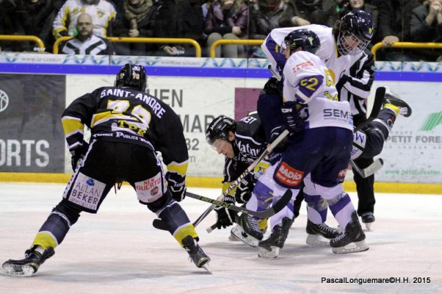 Photo hockey match Rouen - Chamonix  le 23/01/2015