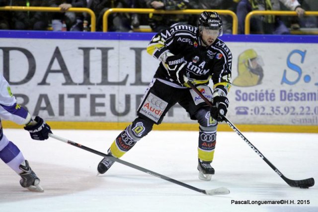 Photo hockey match Rouen - Chamonix  le 23/01/2015