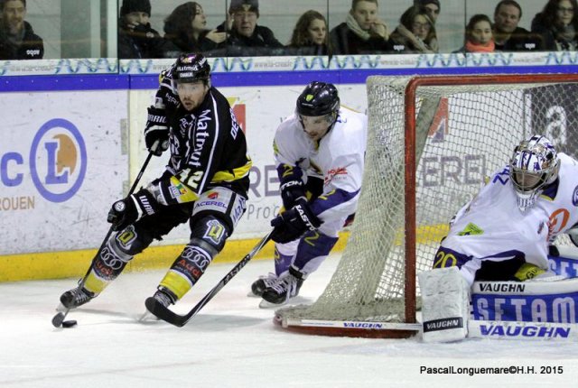 Photo hockey match Rouen - Chamonix  le 23/01/2015