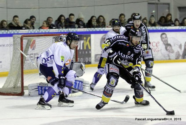 Photo hockey match Rouen - Chamonix  le 23/01/2015
