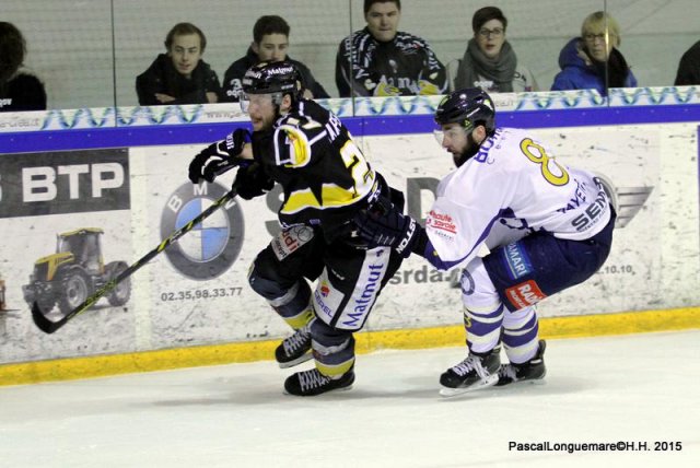 Photo hockey match Rouen - Chamonix  le 23/01/2015