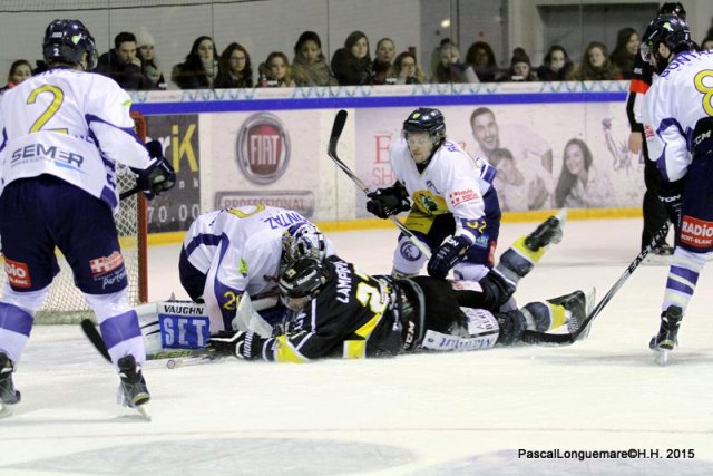 Photo hockey match Rouen - Chamonix  le 23/01/2015