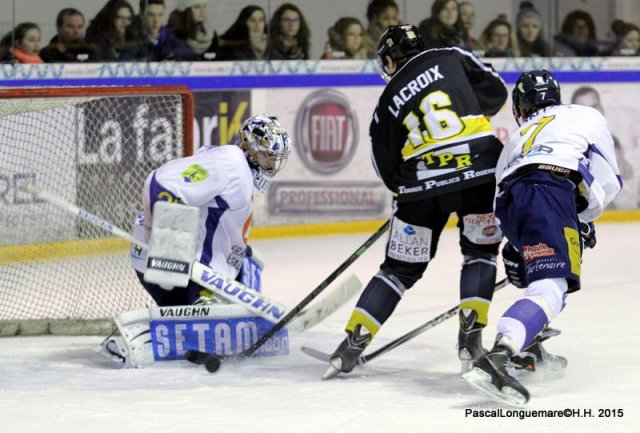 Photo hockey match Rouen - Chamonix  le 23/01/2015