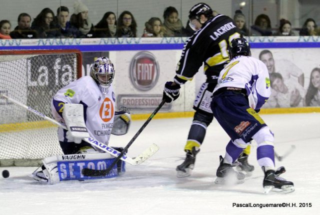 Photo hockey match Rouen - Chamonix  le 23/01/2015
