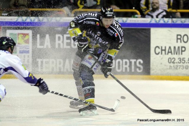 Photo hockey match Rouen - Chamonix  le 23/01/2015